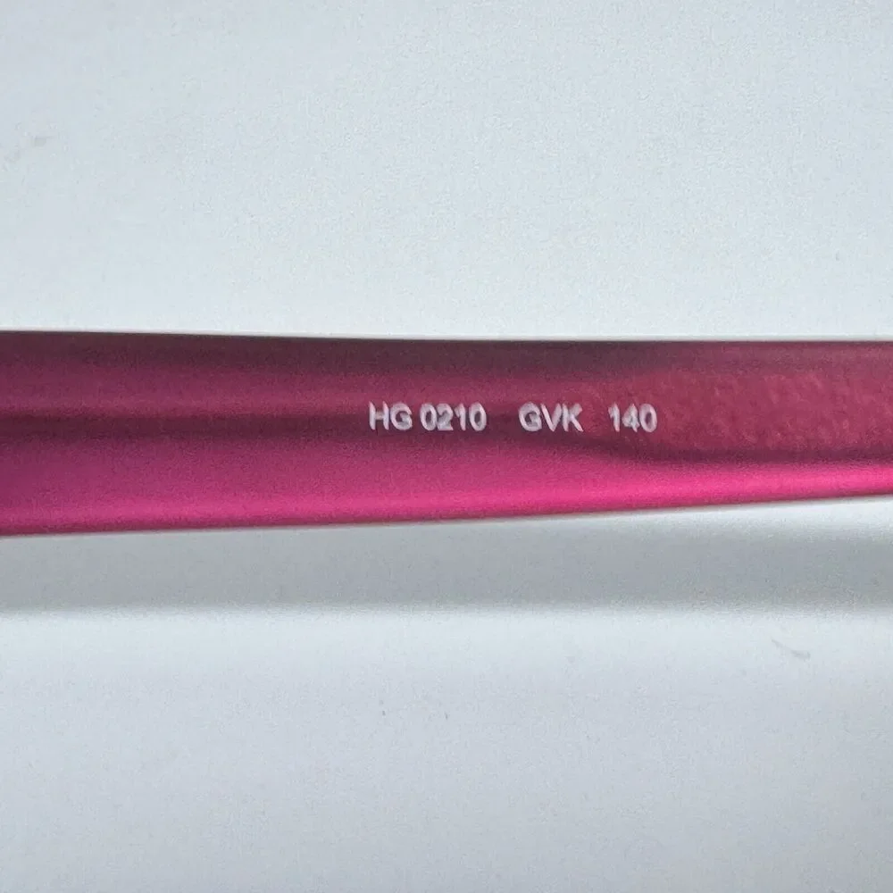 HUGO BOSS HG‎ 0210 Stainless Steel Eyeglasses Frames - Brown Pink H15601